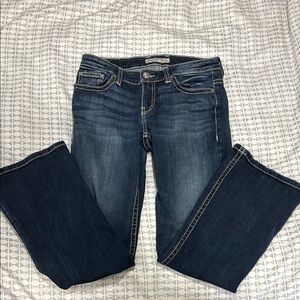 BKE Blue Boot Cut Jeans with Classic Style
